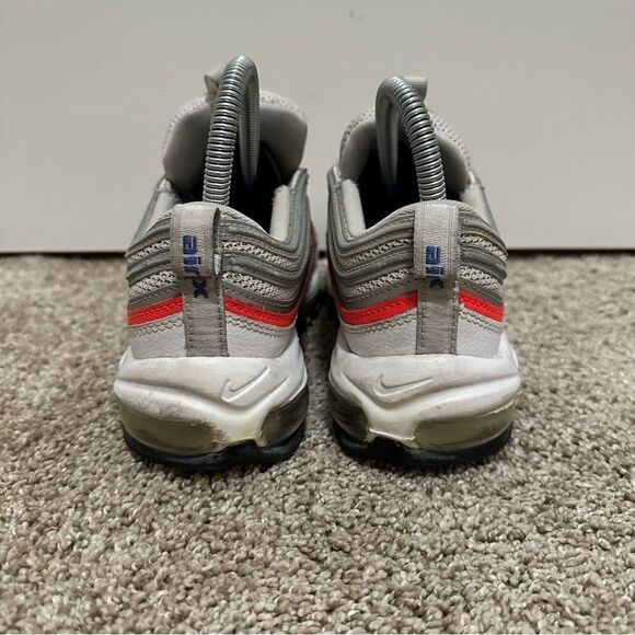 Nike Air Max 97 ESS White/Racer Blue Flash Crimson Women’s Size 7 - Picture 6 of 10